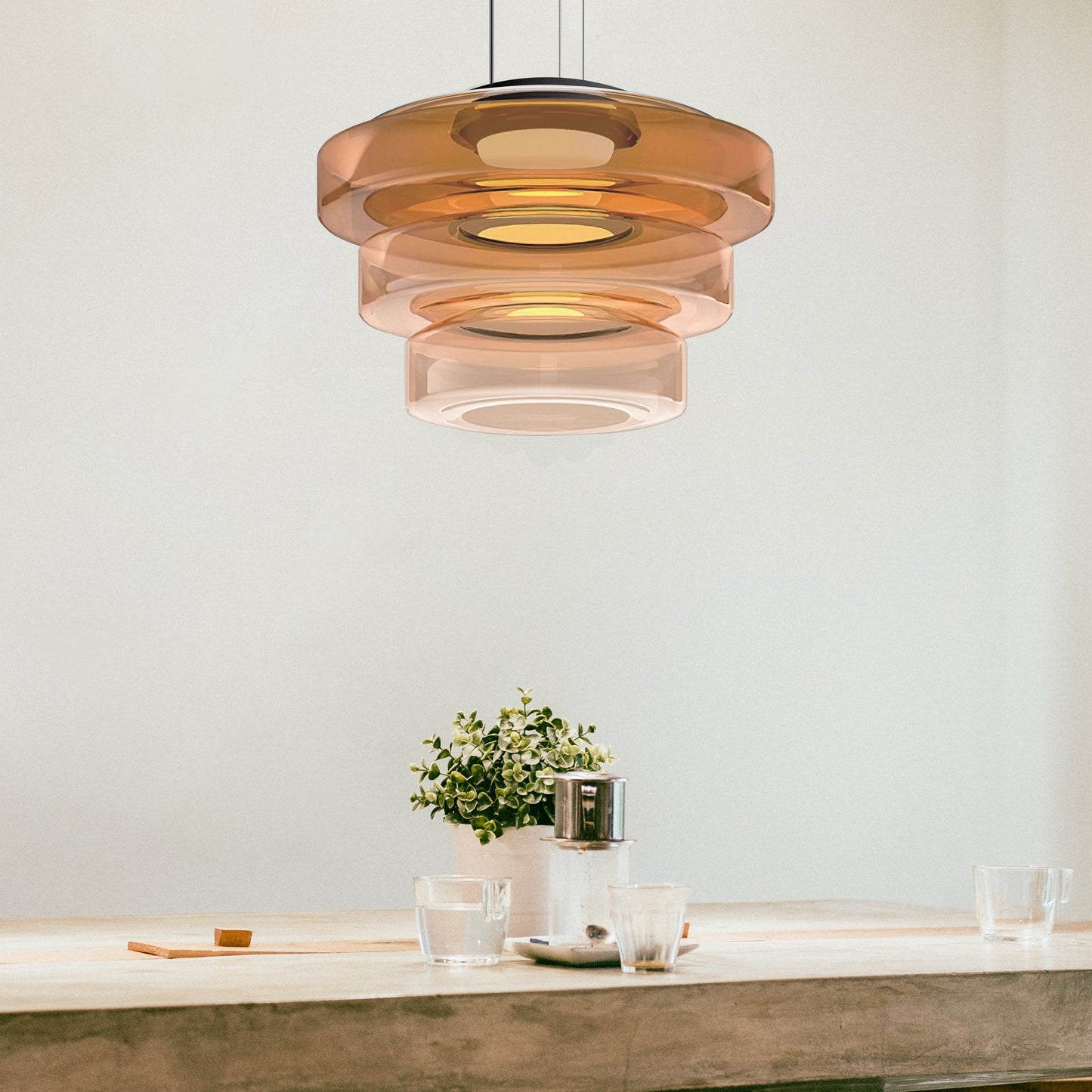 ModernBauhaus | Glas Pendant Licht