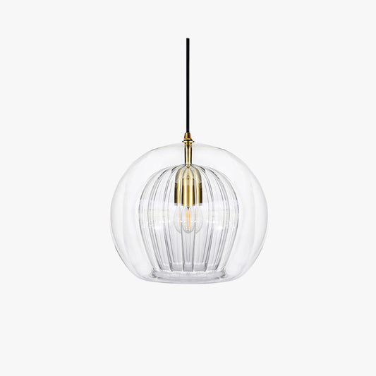 Hailie Modene Bol LED Hanglamp Metaal/Glas Helder/Amber Slaap/Eet/Woonkamer