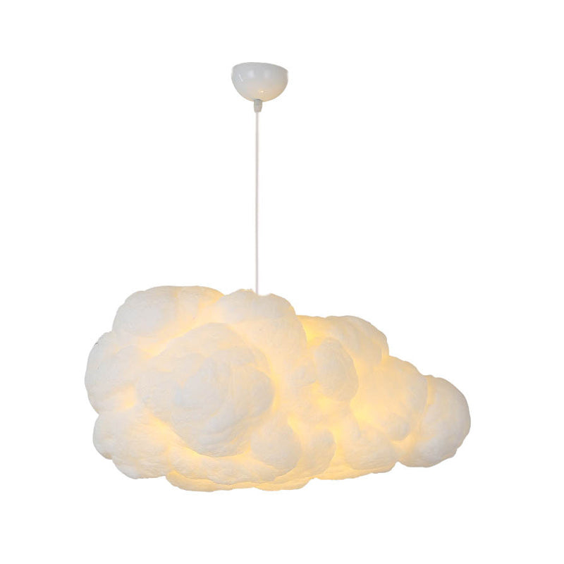 Moderne Witte Hanglamp voor Slaapkamer met 2 Kappen