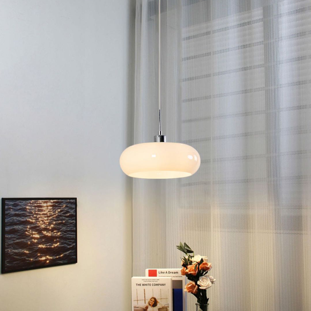 Hailie Moderne LED Hanglamp Oranje/Wit Metaal/Glas Woonkamer/Slaapkamer