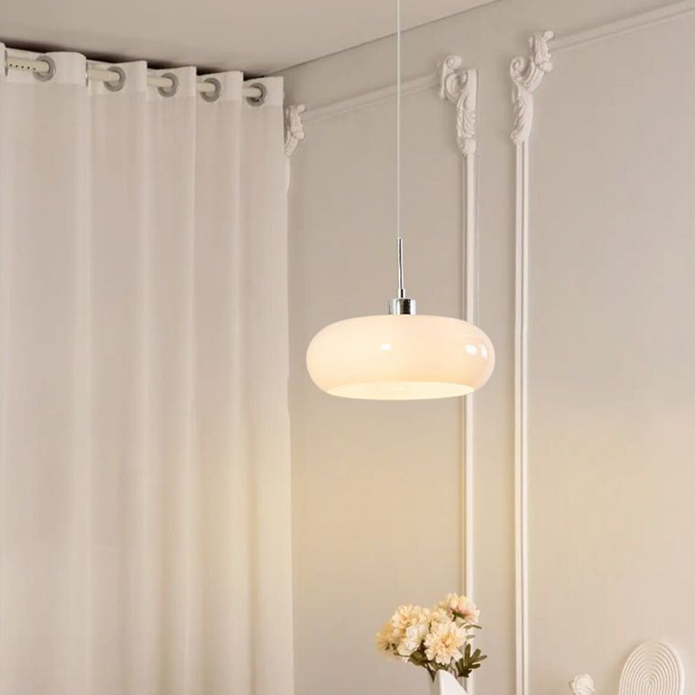 Hailie Moderne LED Hanglamp Oranje/Wit Metaal/Glas Woonkamer/Slaapkamer