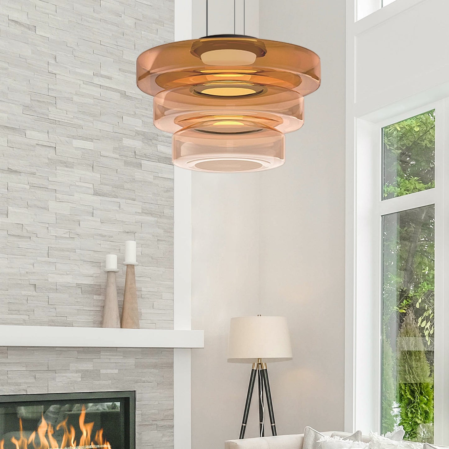 ModernBauhaus | Glas Pendant Licht