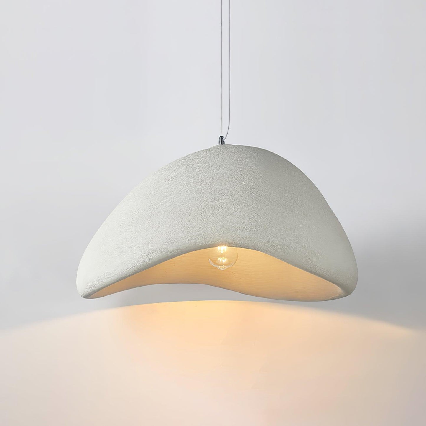 Moderne Gespikkelde LED Hanglamp Wit/Grijs HDP Woonkamer