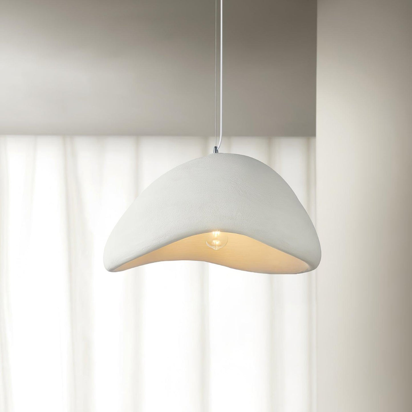 Moderne Gespikkelde LED Hanglamp Wit/Grijs HDP Woonkamer