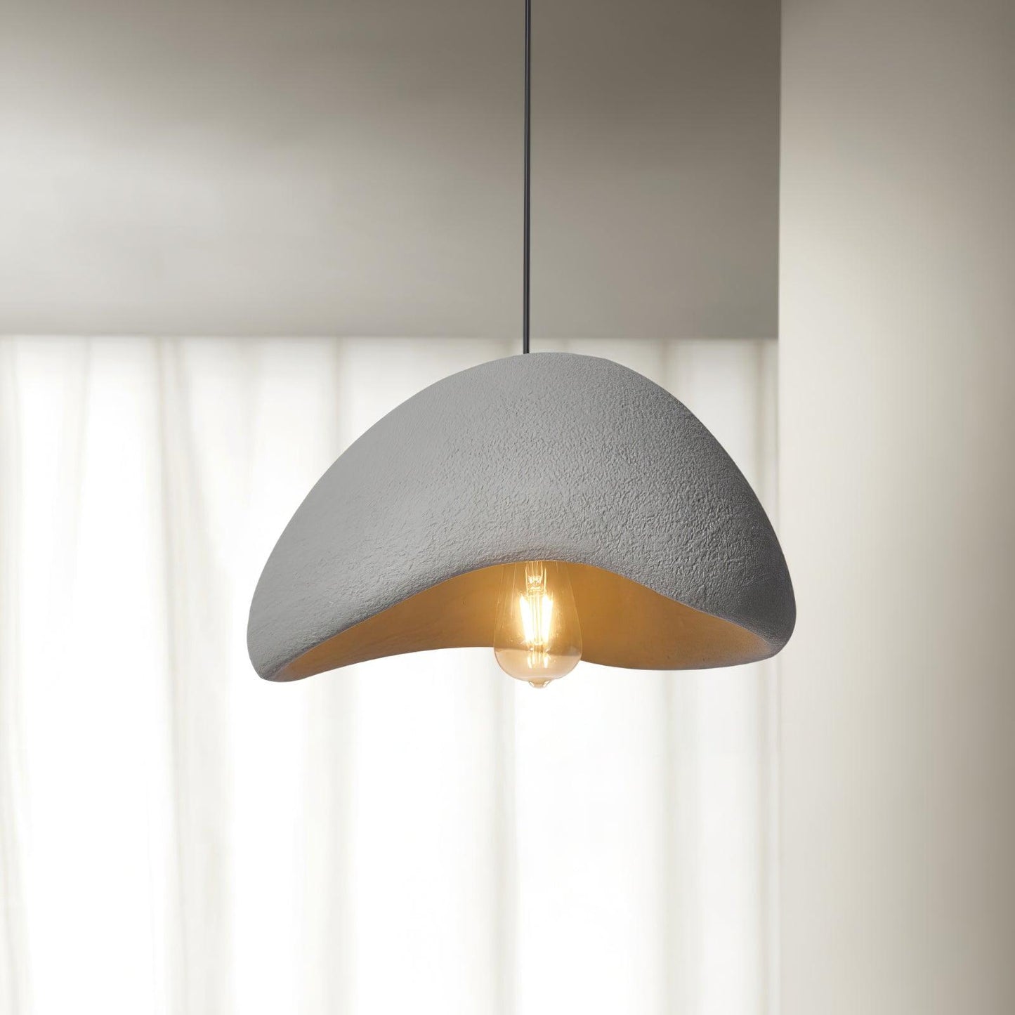 Moderne Gespikkelde LED Hanglamp Wit/Grijs HDP Woonkamer