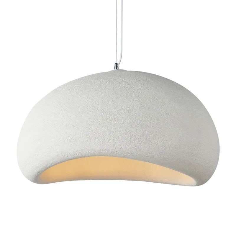 Nordic Wabi Sabi LED Pendant Chandelier for Dining Room and Living Spaces