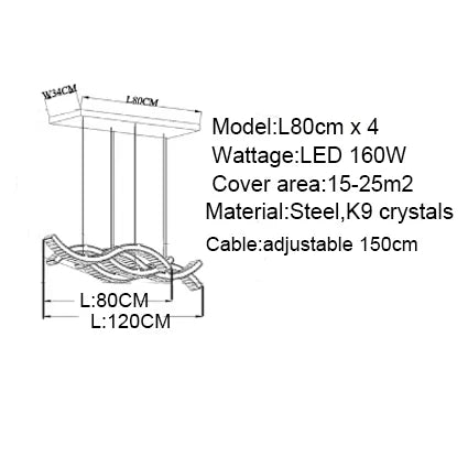 Eetkamer Glans Afstandsbediening Dimbare Hanglampen Luxe K9 Kristal Hang Kroonluchter