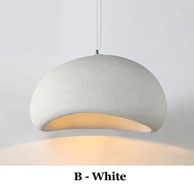 Nordic Wabi Sabi LED Pendant Chandelier for Dining Room and Living Spaces