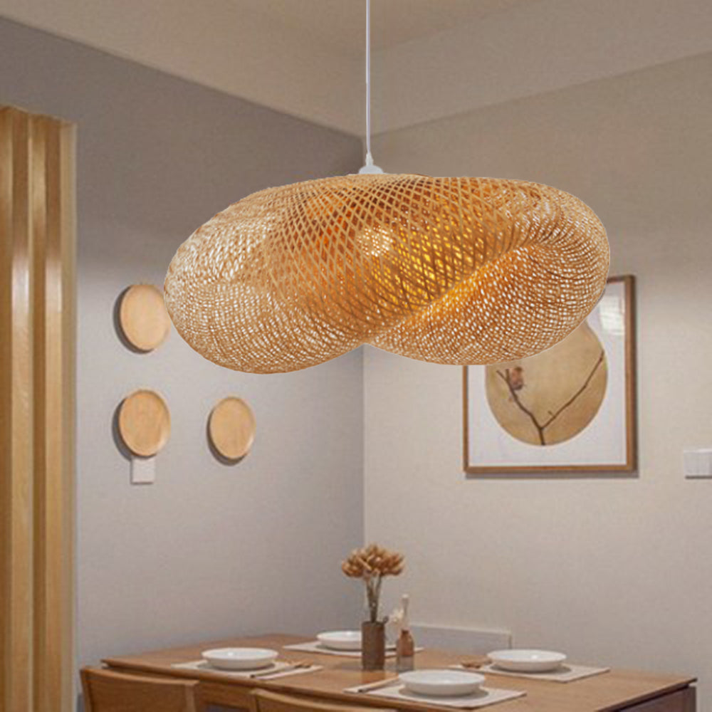 Unieke Rotan Hanglamp – Organisch Design